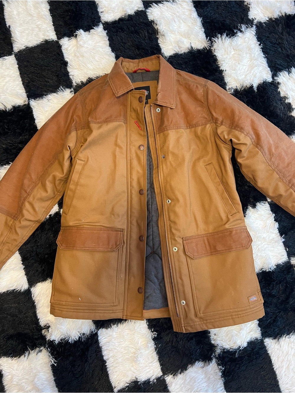 Dickies Tan and Brown Military Field Jacket